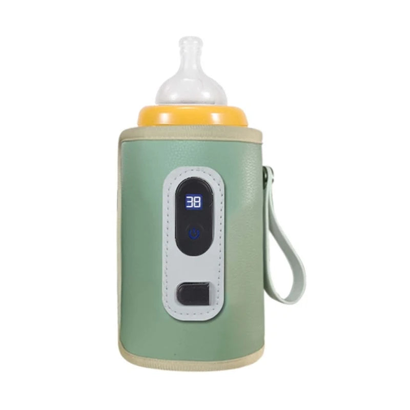 USB Milk Bottle Warmer Infant Bottle Portable Heat Keeper Formula Milk Travel Heating Sleeve for Baby Nursing Bottles