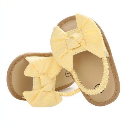 2020 Baby Girls Bow Knot Sandals: Summer Soft Sole Princess Shoes